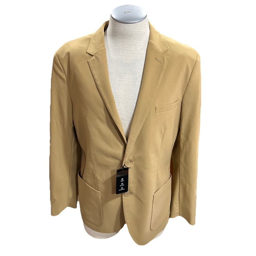 Alfani Alfatec Blazer Large Mens Brown MSRP 140.00